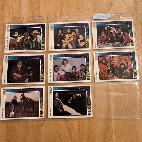 Vintage 1992 CMA Country Gold Sterling Trading Cards. - Picture 11 of 12